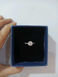 New Silver Ring With Packaging