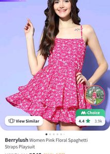 Berrylush Mini Playsuit Dress For Women