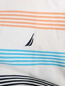Striped Nautica Polo Shirt