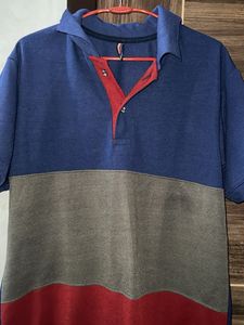 Color Block Polo Shirt