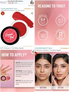 Rose Apple Cream Tint For Cheek And Lips