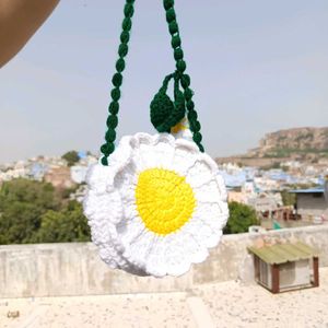 Crochet sunflower sling bag 🌻🧶🎁