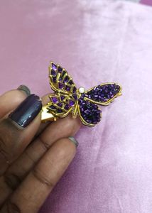 Butterfly Hair Tie And Three Clips Combo