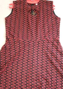 Fully Worked Sleeveless Dress 👗