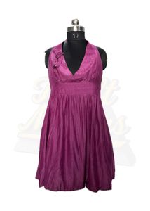 Purple Halter Sundress