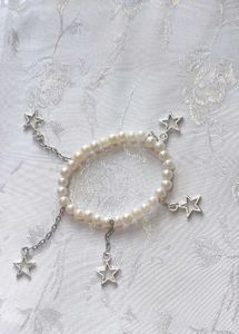Pearl & Star Charm Bracelet