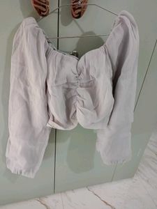 Chic Long Sleeve Crop Top