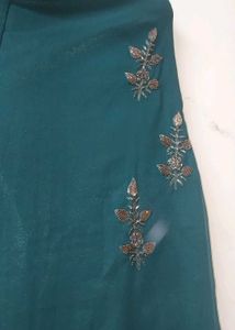 Elegant Green Embellished Kurta