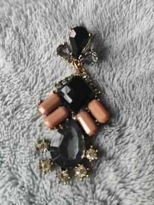 Statement Gem Drop Earrings