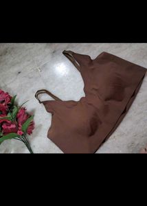 Mauve Padded Seamless Comfortable Bra For Women