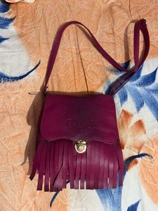Pink Colour Hand Bag
