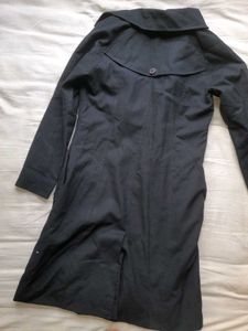 Vintage Navy Blue Trench Coat