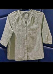 Sage Green Button-Up Top✨️