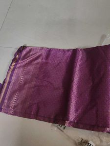 Pure kanjivaram silk woven saree new with tag
