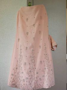 Peach Lehenga Choli dupatta set