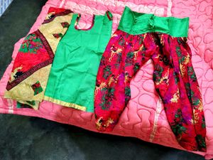 Girls Kurta, Dupatta And Salwar.