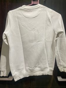 White Hooded Sweat Tshirt
