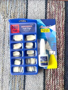 Nails With Nail Glue