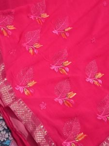 Saree Georgette (Pinky)