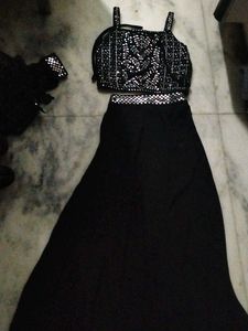 Black Embellished Lehenga Choli