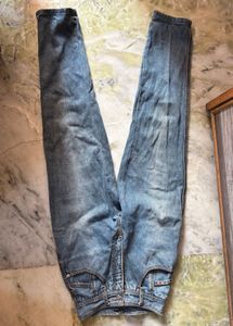 Grey High-Waist Jeans By AH BUR TEH