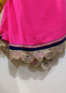 Pink Like ROSE COLOUR SAREE