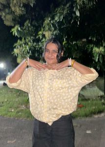 Patterned Button-Down Shirt