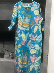 Blue Multidesign Kurta Set