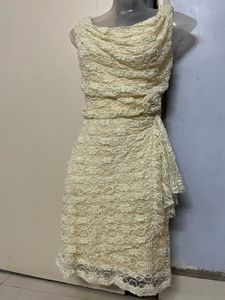Pintrest Elegant Lace Mini Dress