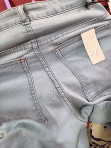 Light Blue Cargo Jeans