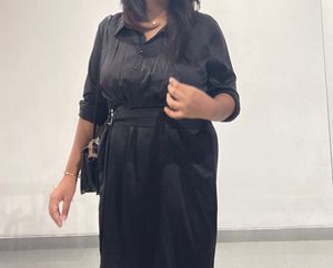 Black Shirt Dress