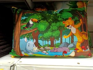Kids&#39; Jungle Pillow