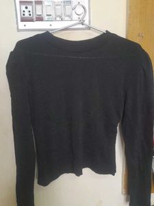 Black Sequin Top
