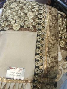 Elegant Embroidered Saree