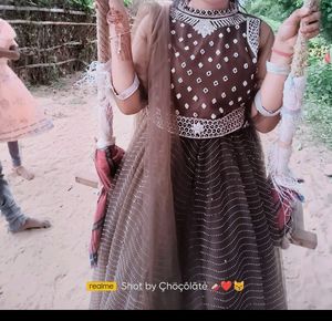 Party Wear Lehenga Set🤎