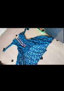 Blue Batik Dress
