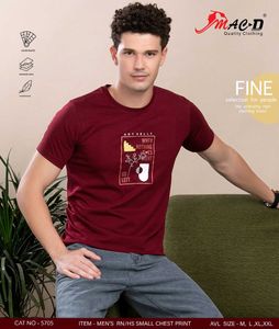 Tshirt Pure Cotton Round Neck.