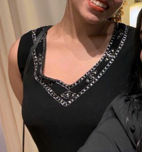 SEXY&#39; BLACK Embellished TOP