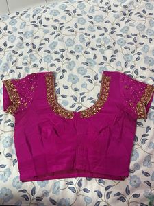 Pink Embellished Blouse