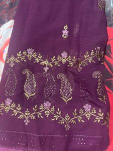 Purple Saree