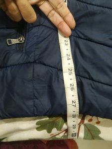 Navy Blue Puffer Jacket