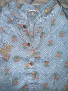 Floral Print Kurta