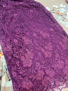 Elegant Purple embroidered Kurta