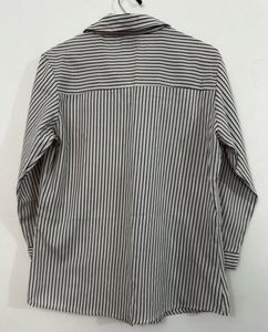 Striped Button-Down Shirt