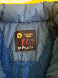 Stylish Blue Padded Jacket