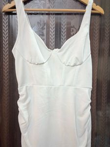 Shein White Bodycon Mini Dress