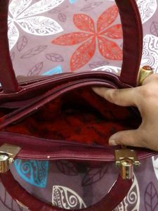 Lubna Purse - Burgundy