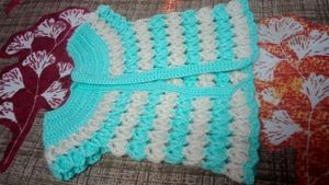 Crosia Sweater For New Born Baby