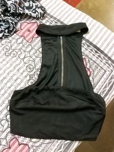 Tube Top With Choker Neck