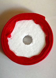 Red Satin Ribbon Rolls